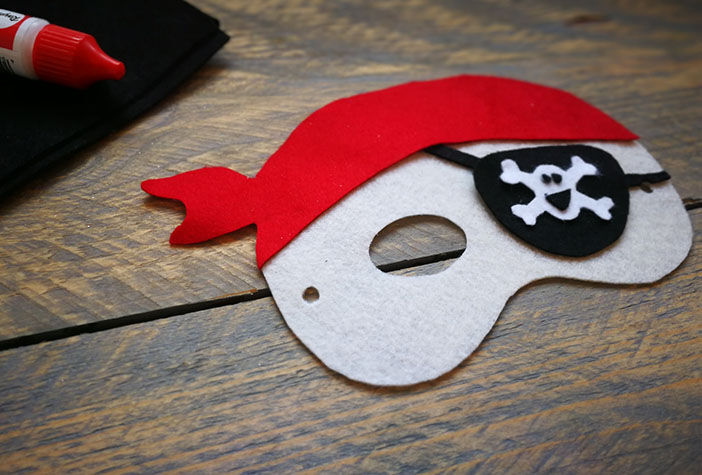 Piratenmasker maken
